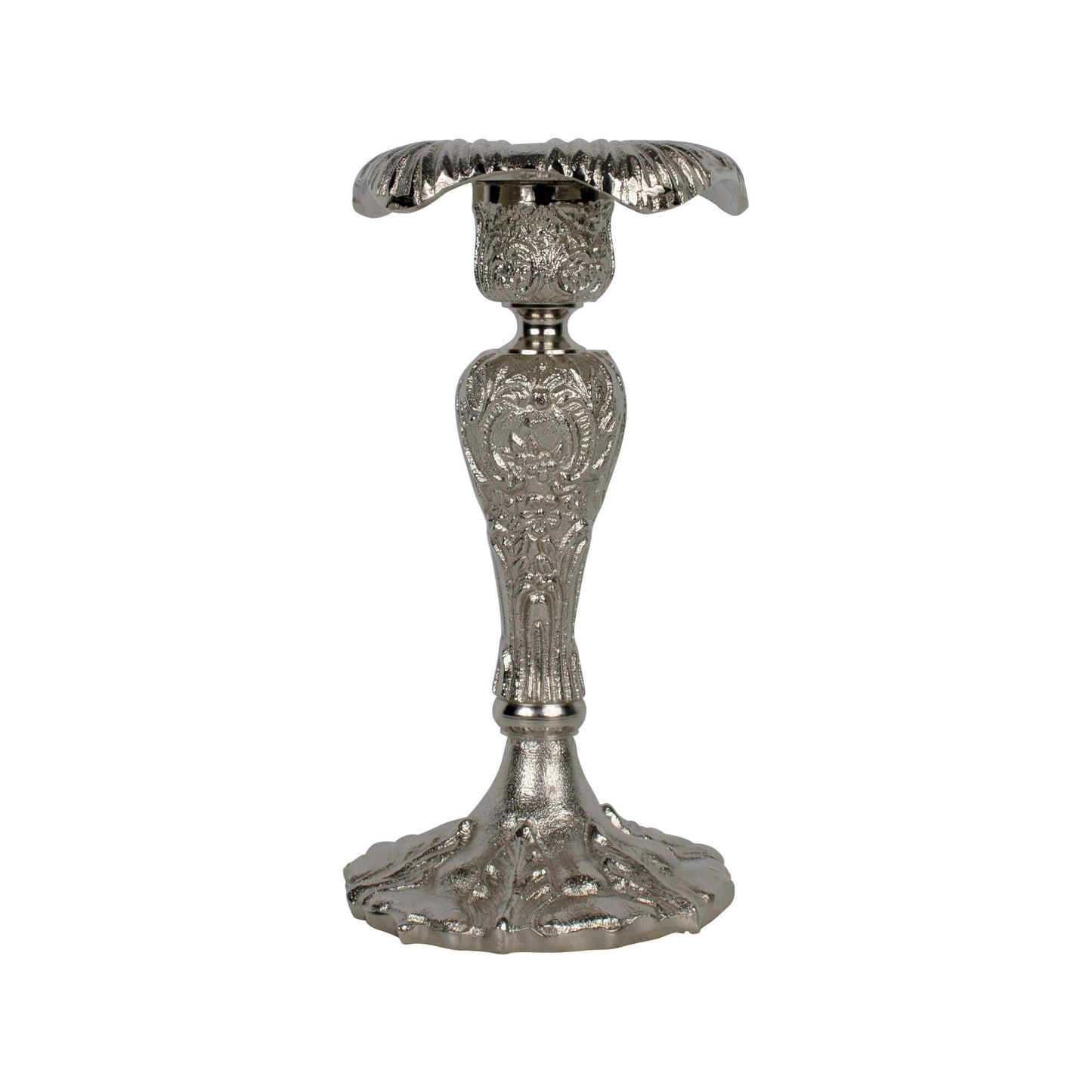 Kandelaar Zilver Baroque 26 cm