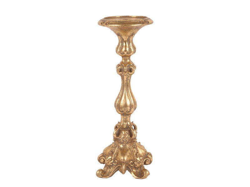 Kandelaar barok goud 30 cm