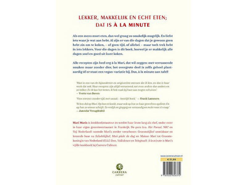 Kookboek À la minute