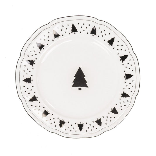 Bord - Kerstboom - Newbone China - 26x26x1,5cm