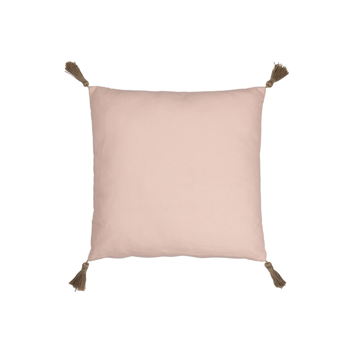 J-Line kussen Regenboog Vierkant - polyester - roze
