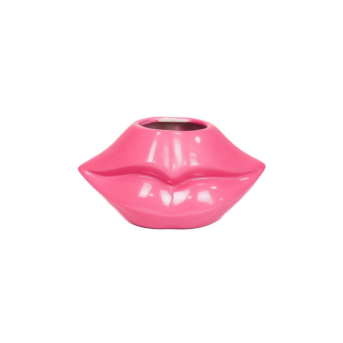 Housevitamin Lips Don't Lie Pot - Neon Roze - 21x19x11cm