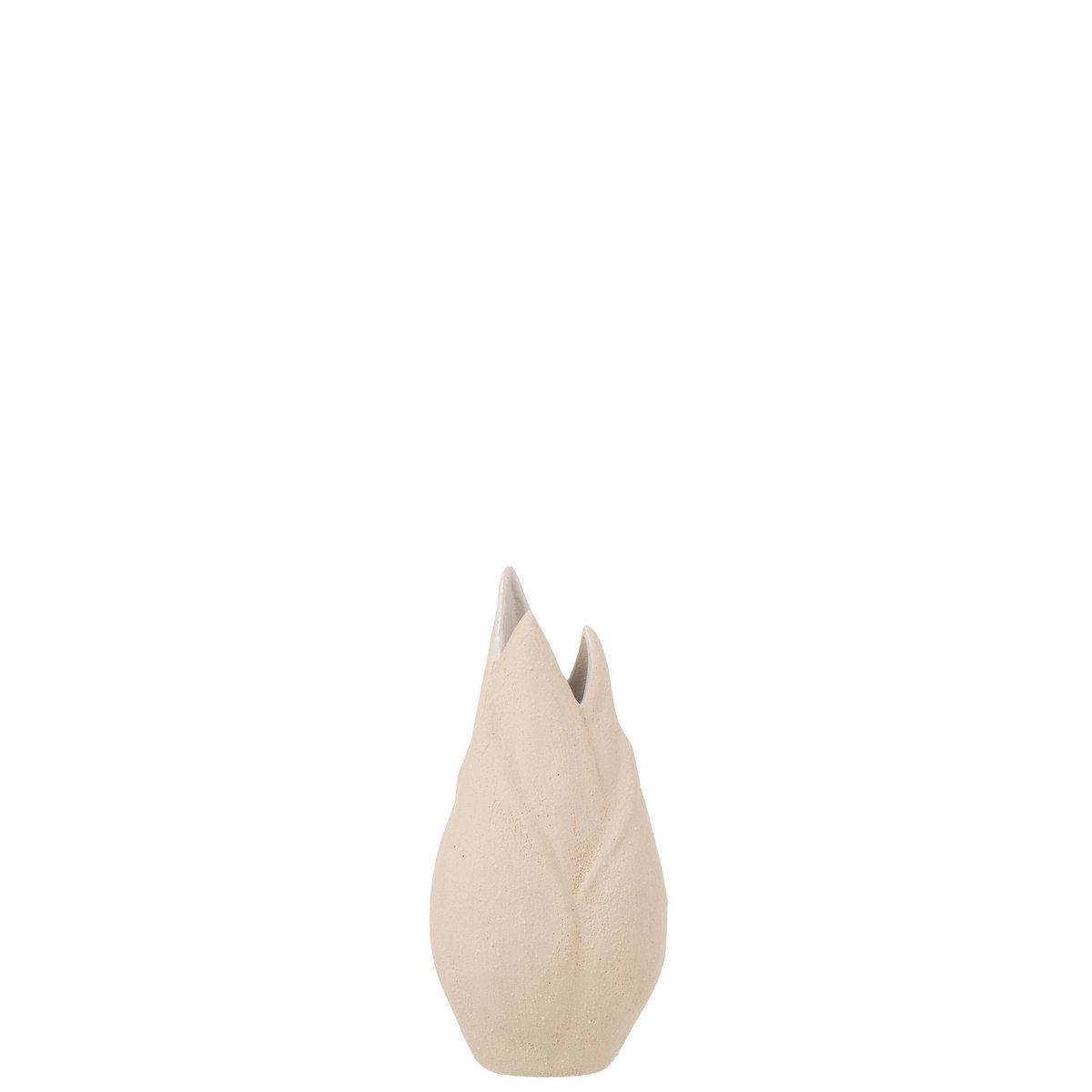 J-Line vaas Zand - keramiek - beige - small