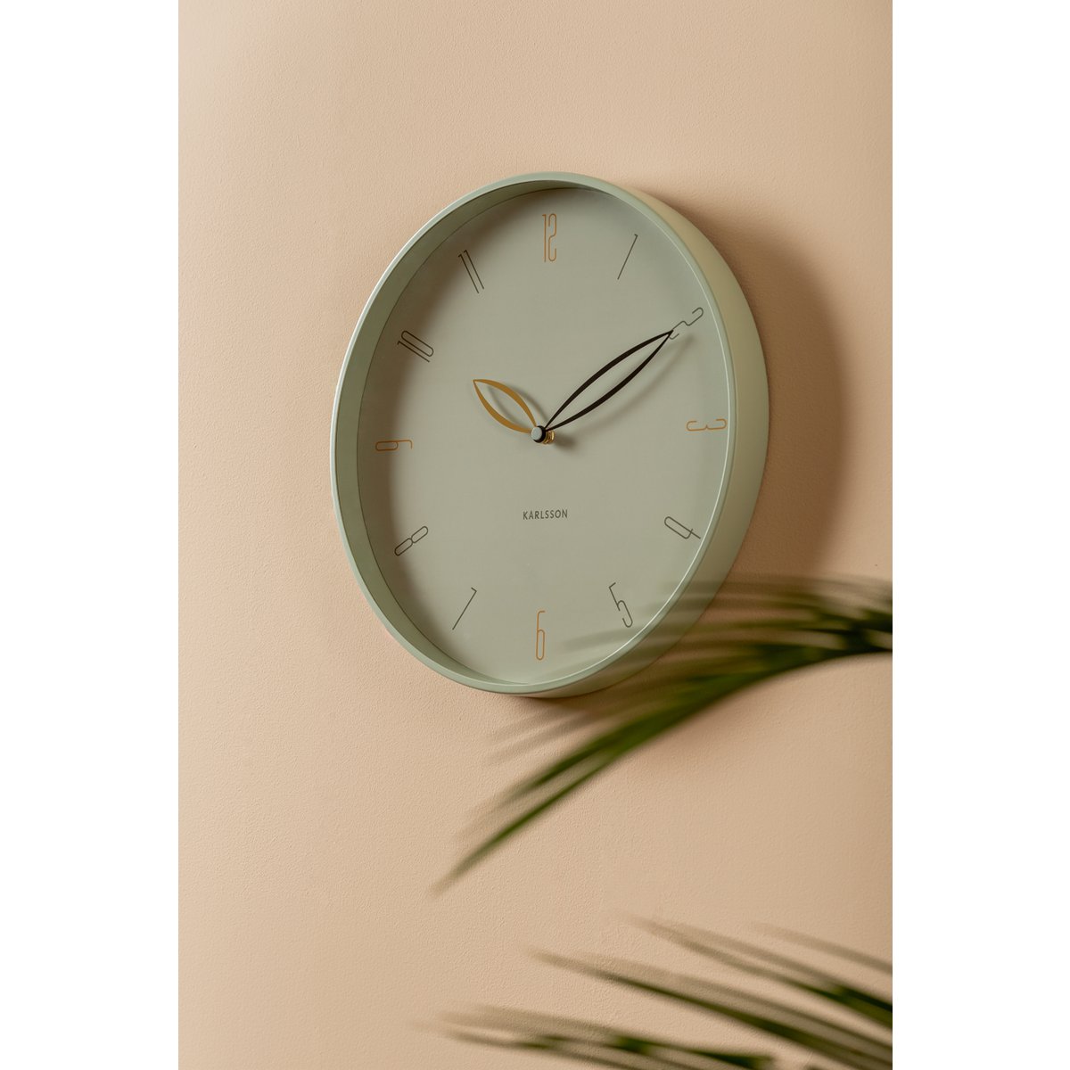 Wandklok bloemblaadjes