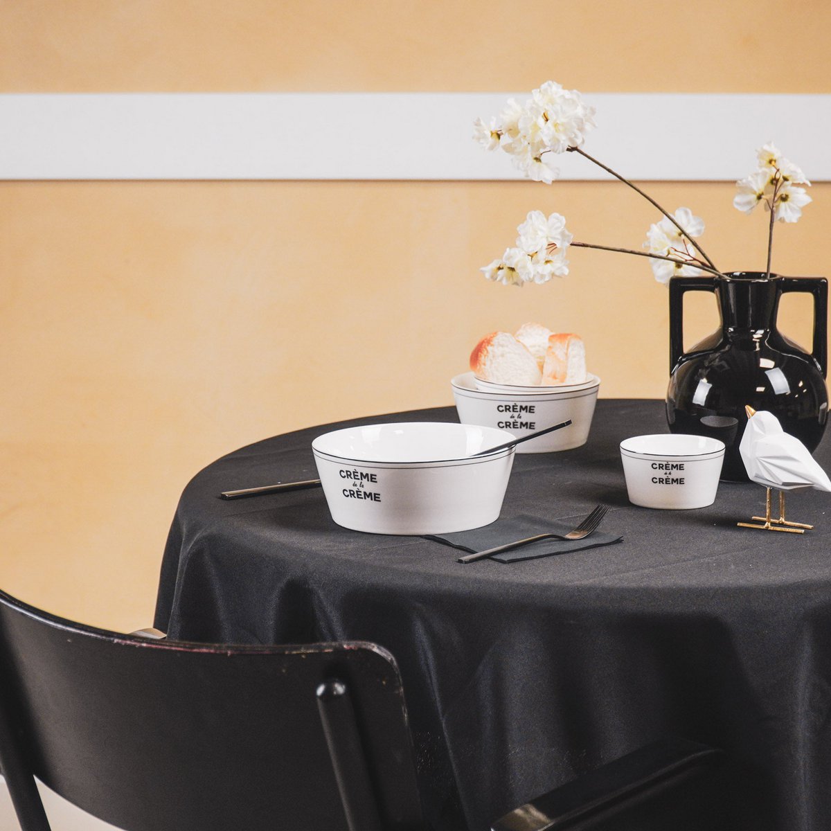 Kom - Creme de la Creme - Newbone China - 17,5x17,5x6,5cm