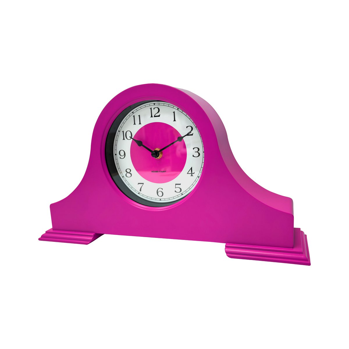 Klok - mantel klok - neon roze - 36x8,5x20 cm