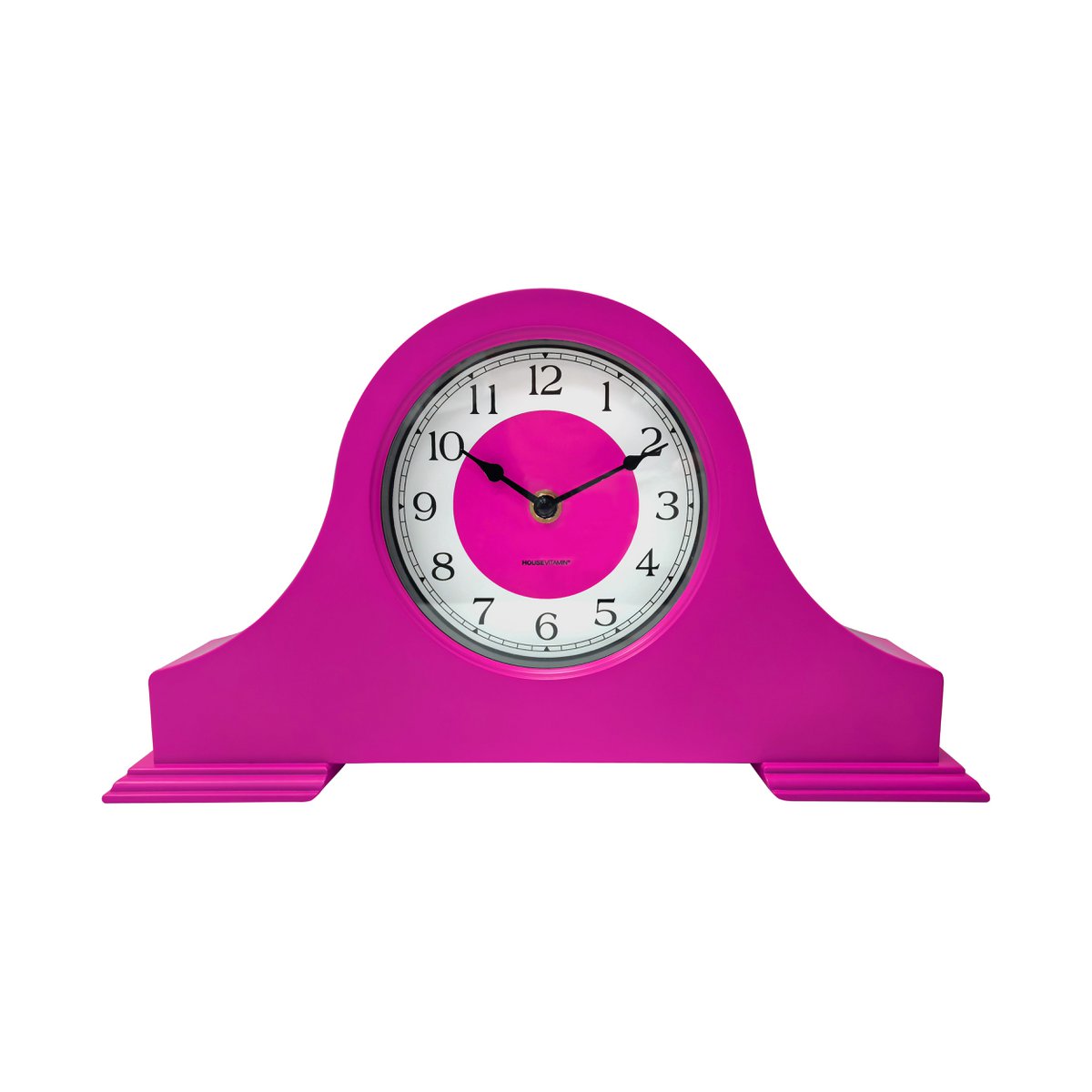 Klok - mantel klok - neon roze - 36x8,5x20 cm