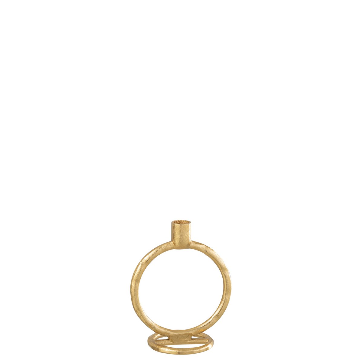 J-Line Kaarshouder Ring Aluminium Goud Large