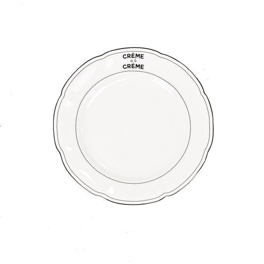 Bord - Creme de la Creme - Newbone China - 19,5x19,5x1,2cm