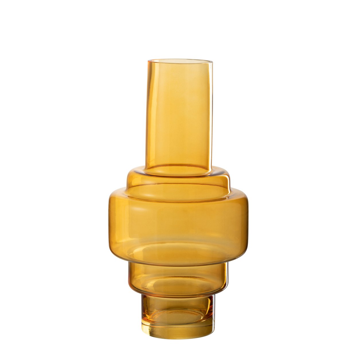 J-Line vaas Rino - glas - oker - large