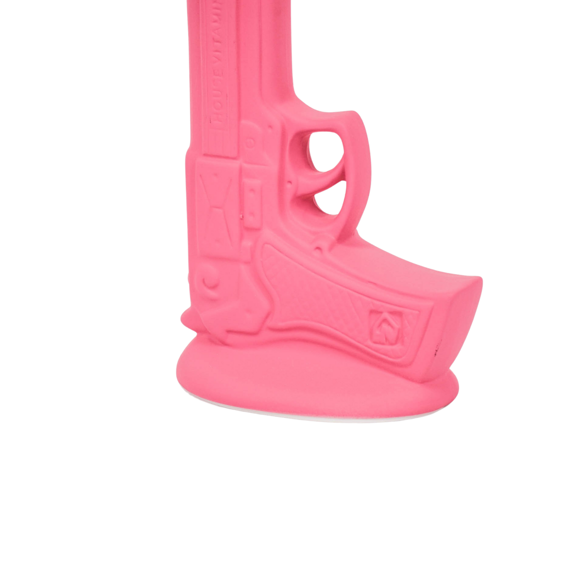 Vaas - Gun - Keramiek - Neon Roze - 15x9x23cm