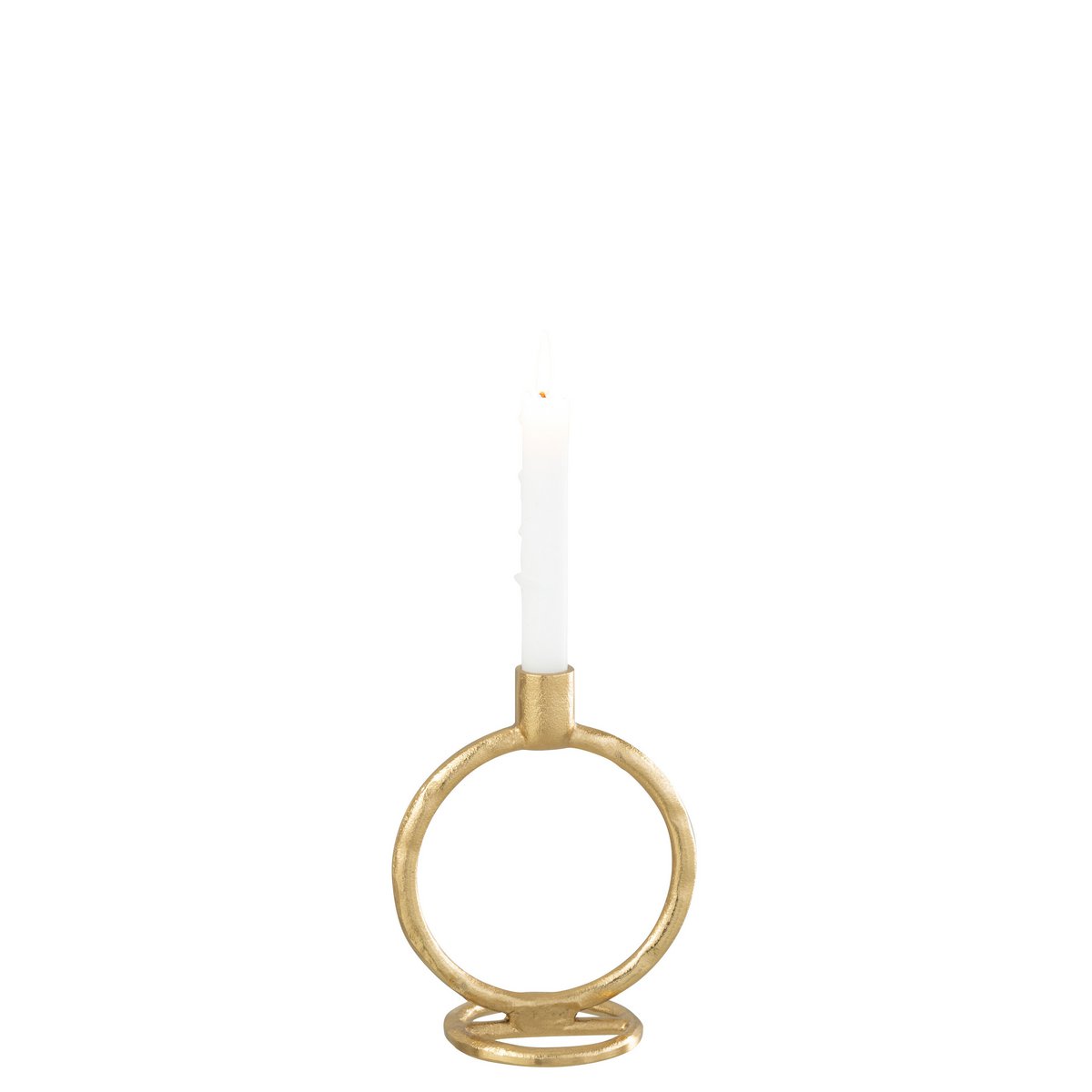 J-Line Kaarshouder Ring Aluminium Goud Large