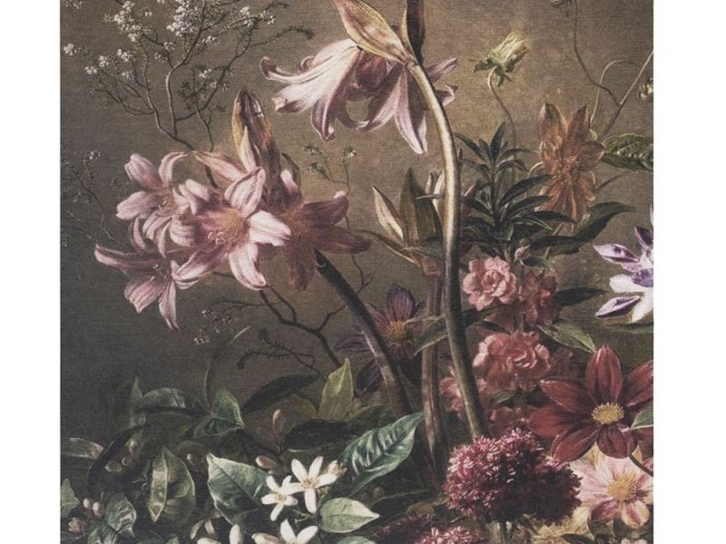 Wandpaneel - Fluweel - Bloemen