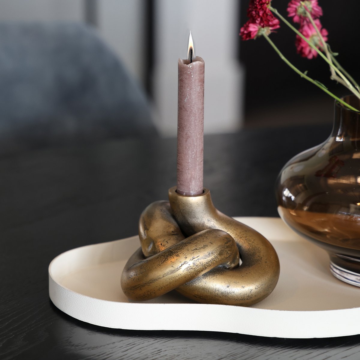 Vaas Conesa aged brass