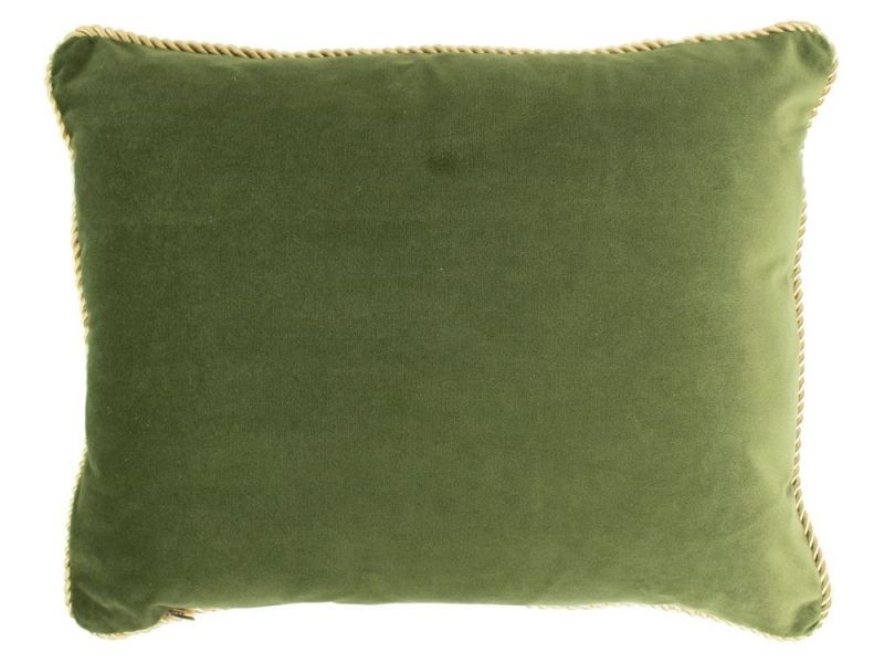 Kussen - Fluweel - Appeltjes groen