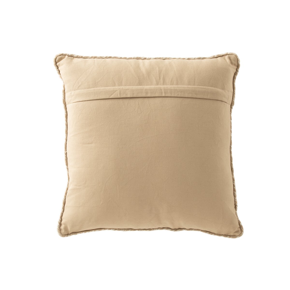 J-Line kussen Miami Outdoor - polyester - naturel/vit