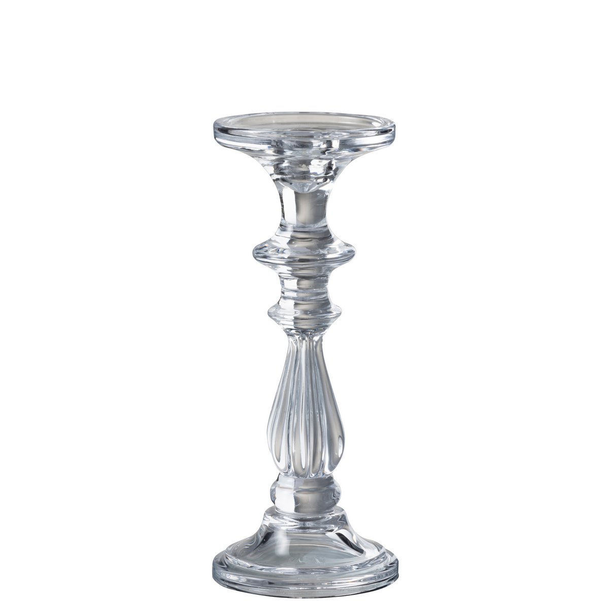 J-Line Kaarshouder - glas - transparant - medium