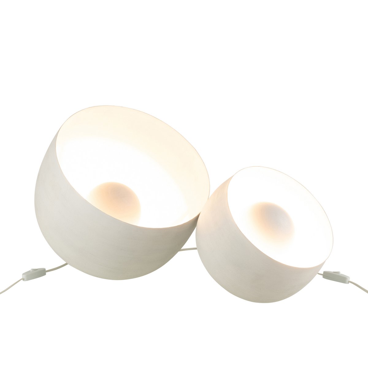 J-Line tafellamp - metaal - wit - large