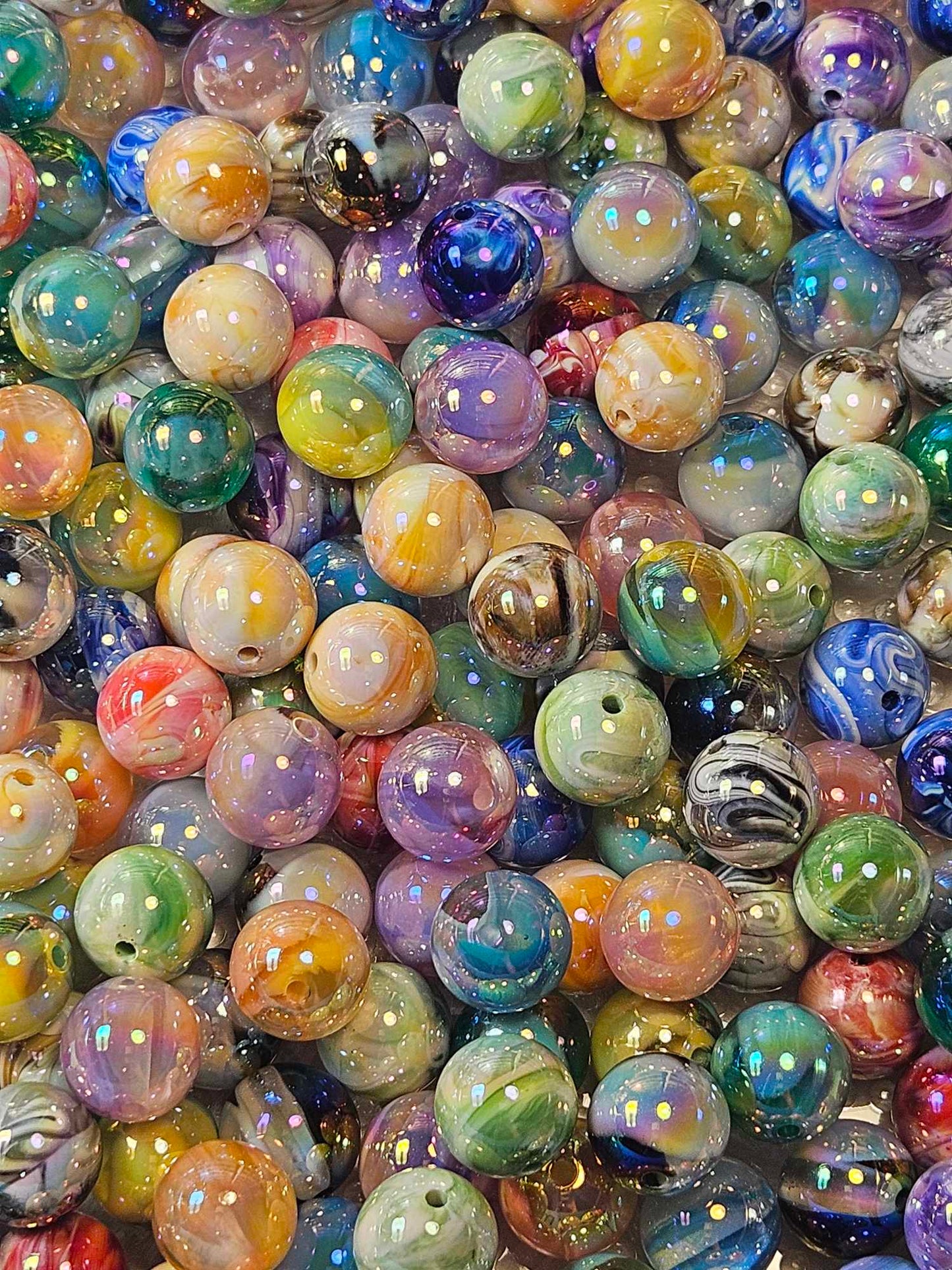 Kralenmix Marble