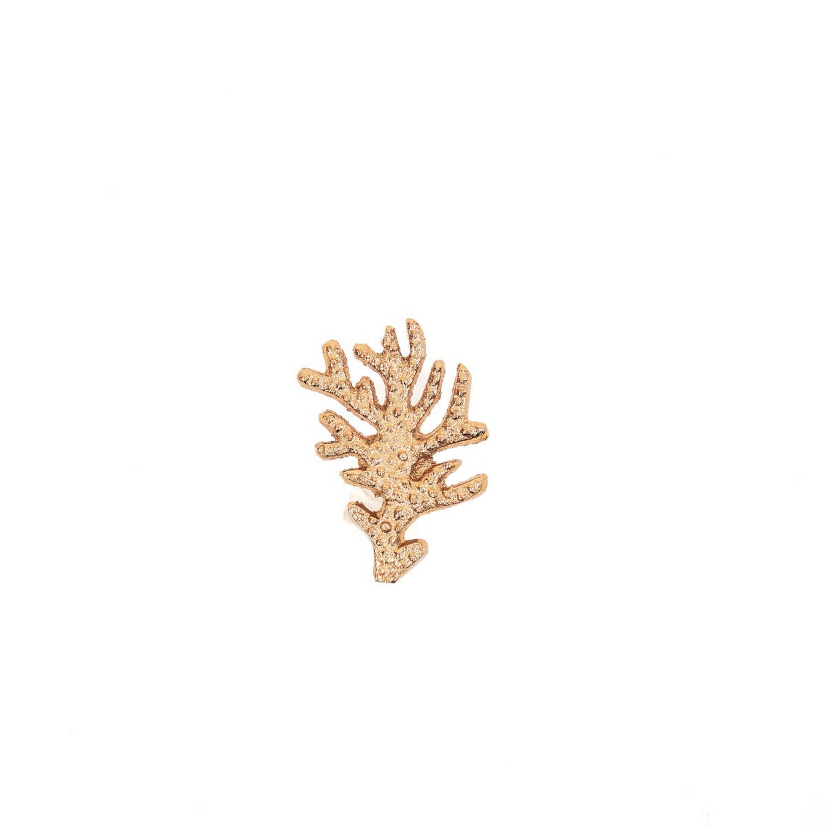Deurknoppen - Zeeplant - Metaal - Goud - S2 - 6x6x9cm
