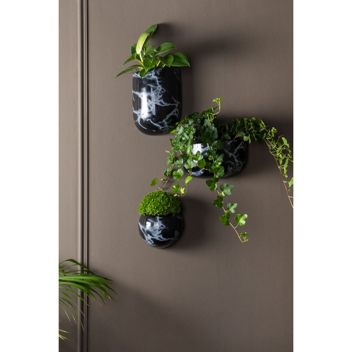 Muurplantpot Globe Marmer