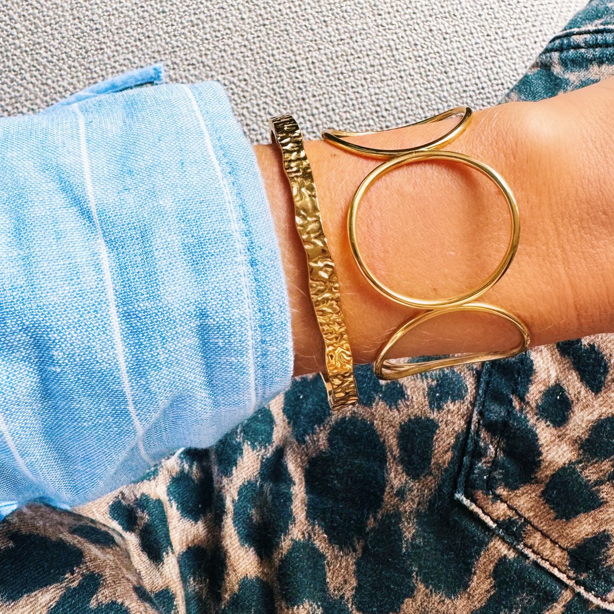 Bangle XL rond - goud