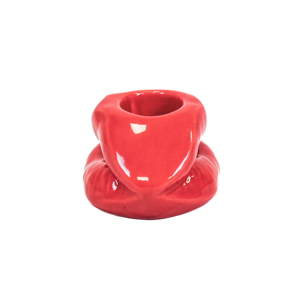 Housevitamin Lips Don't Lie Kandelaar - Rood - 7x5,5x4cm