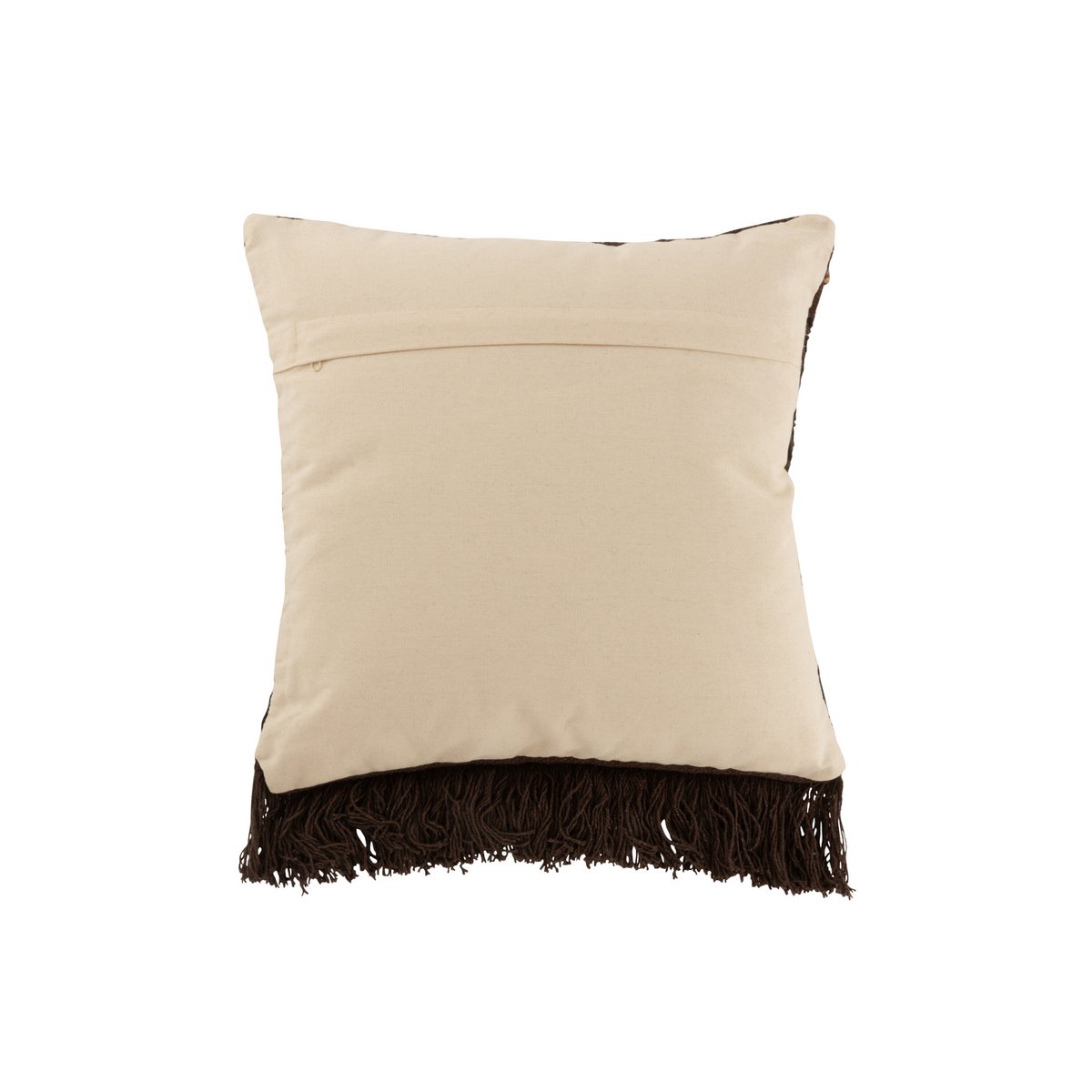 J-Line kussen Etnic - katoen - bruin/zwart/beige