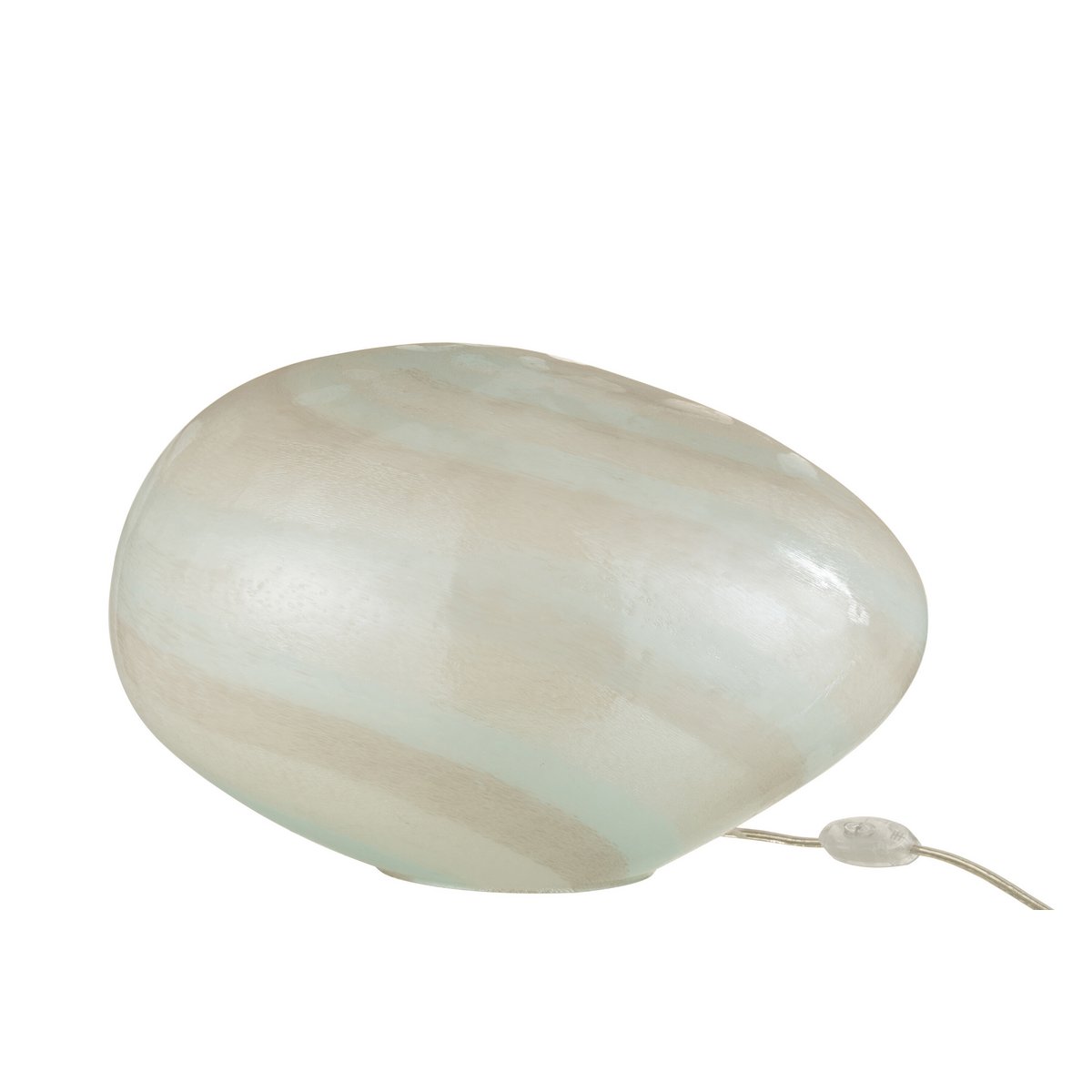 J-Line lamp Parel Ovaal - glas - wit
