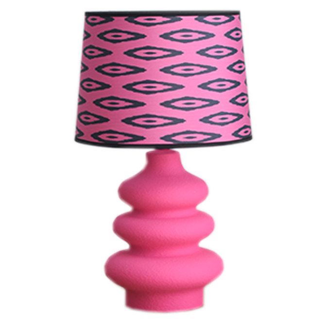 Housevitamin Flow Tafellamp - Keramiek - Neon roze
