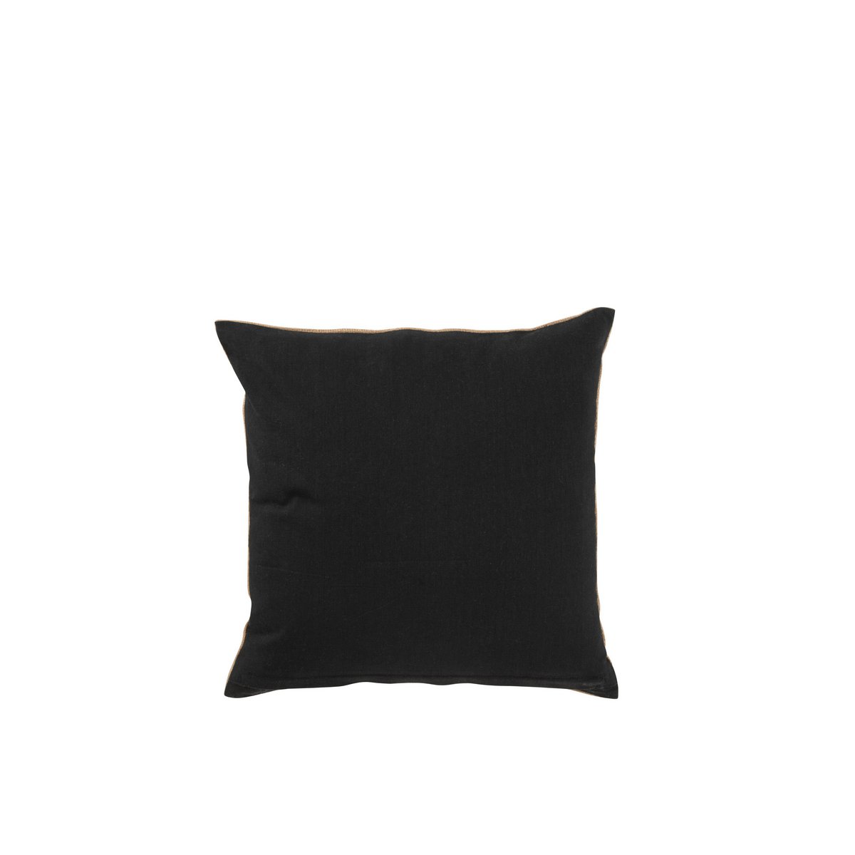 J-Line kussen Olifant - textiel - naturel/zwart - small