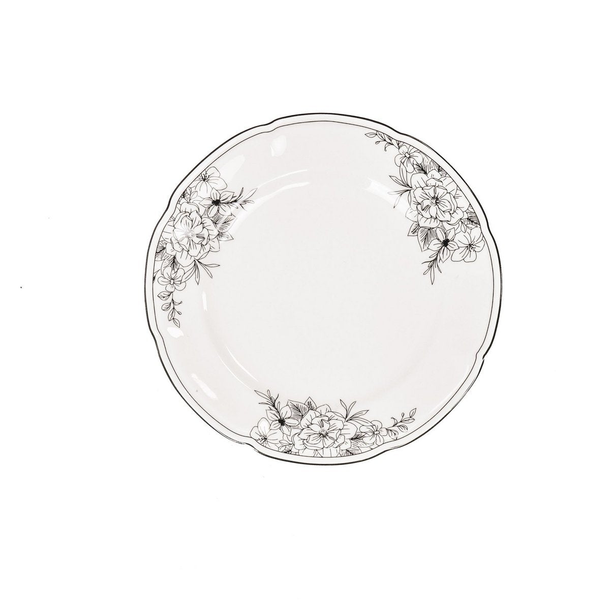 Bord - Les Fleurs - Newbone China - 19,5x19,5x1,2cm