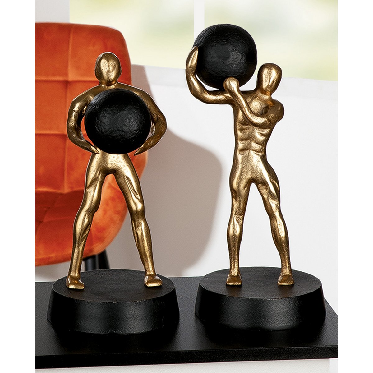 Aluminium sculptuur "Sterk"