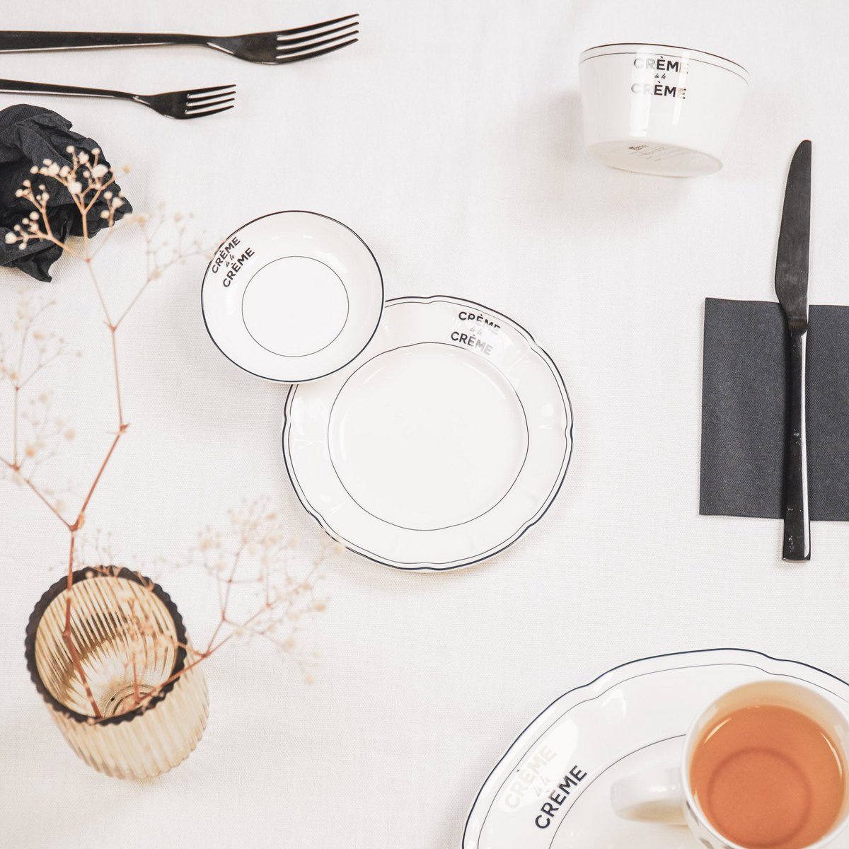 Bord - Creme de la Creme - Newbone China - 10x15x1,5cm