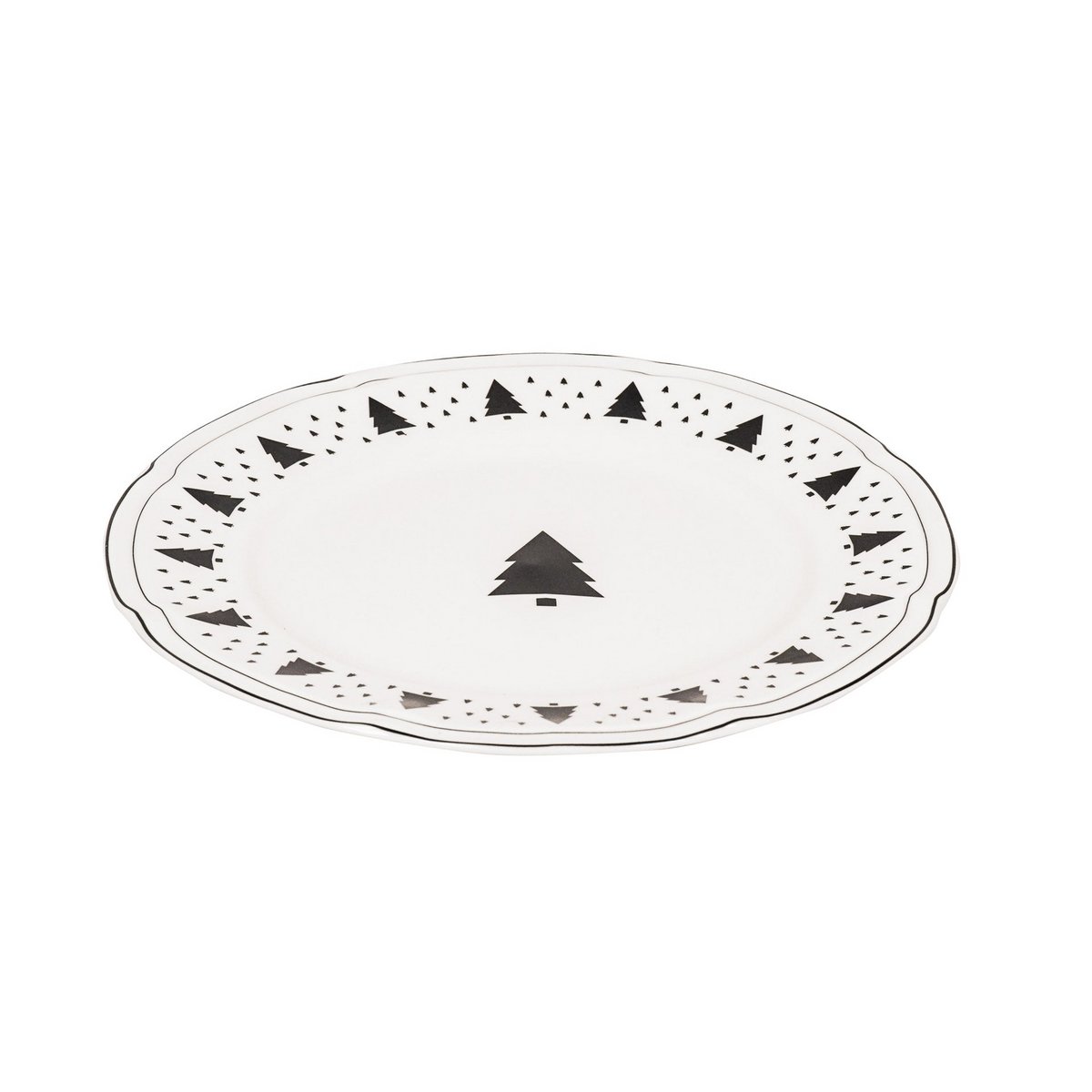 Bord - Kerstboom - Newbone China - 26x26x1,5cm