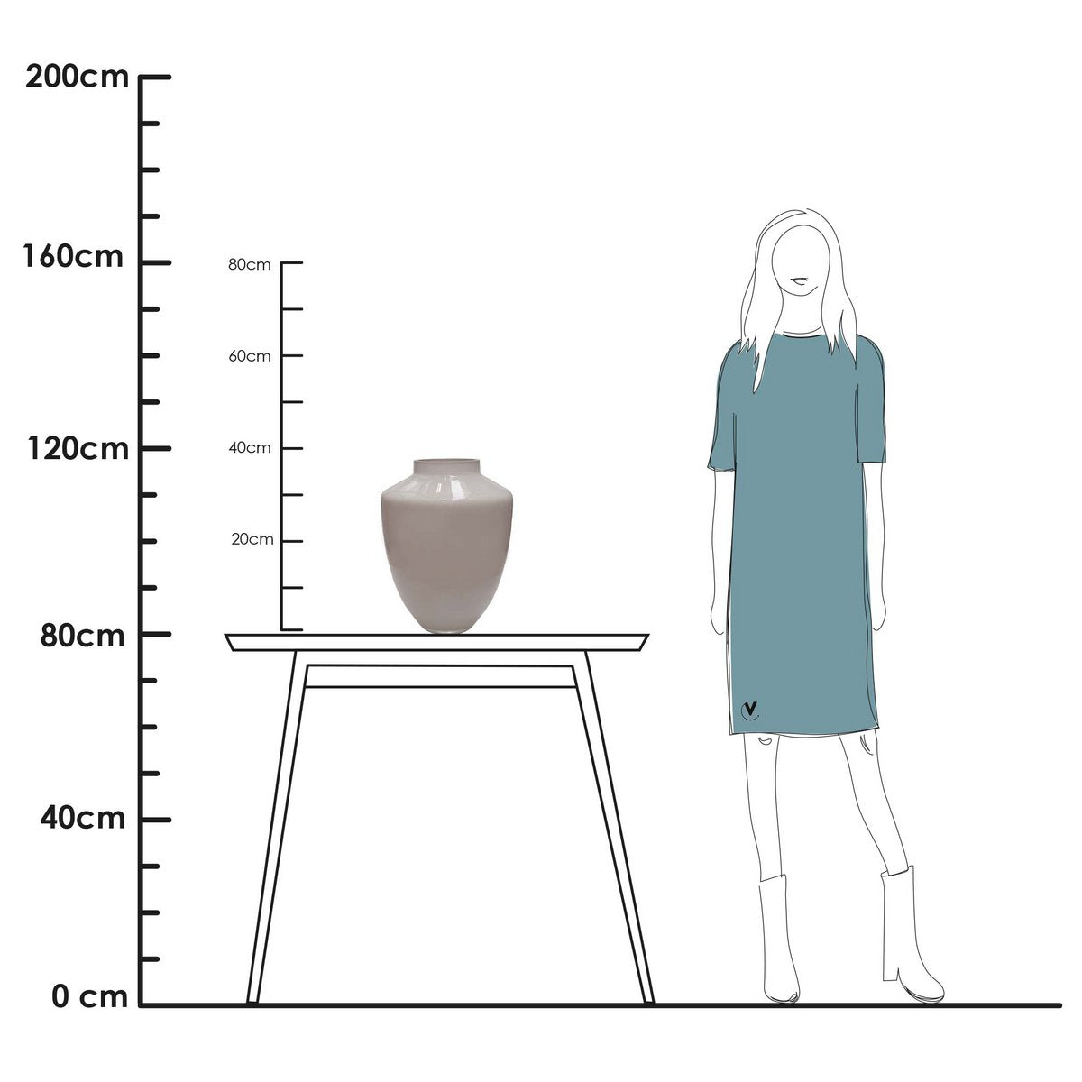 Vaas Tugela Pastel ivory