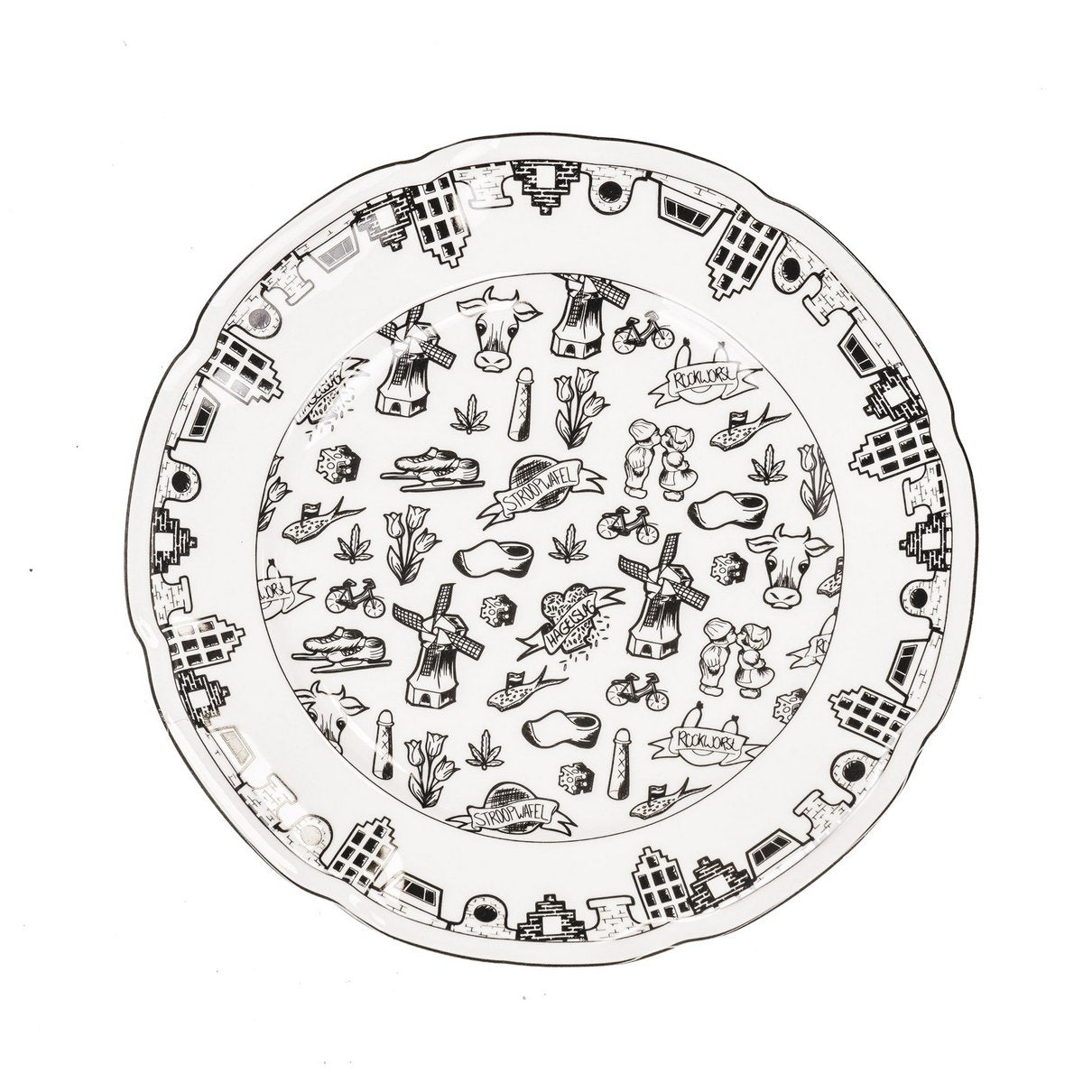 Bord - Dutch Black - Newbone China - 26x26x1,5cm