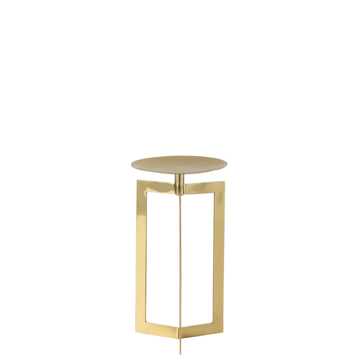 J-Line kaarshouder - metaal - goud - small