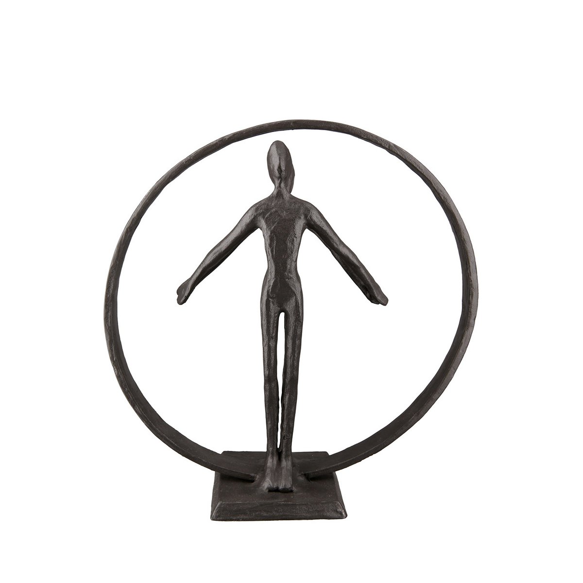 IJzeren design sculptuur "Jack&Rose"