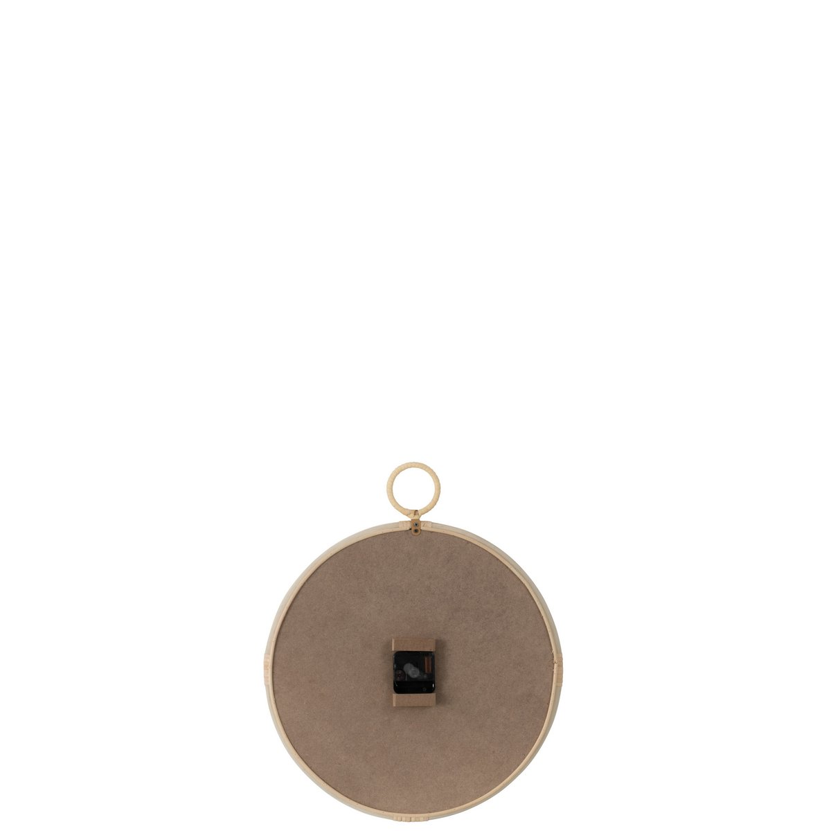 J-Line horloge Murale Kyr - rotin - naturel/blanc - small