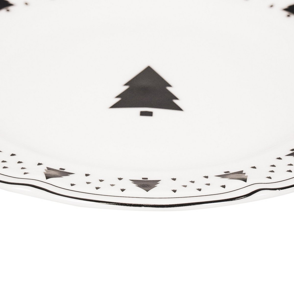 Bord - Kerstboom - Newbone China - 19,5x19,5x1,2cm