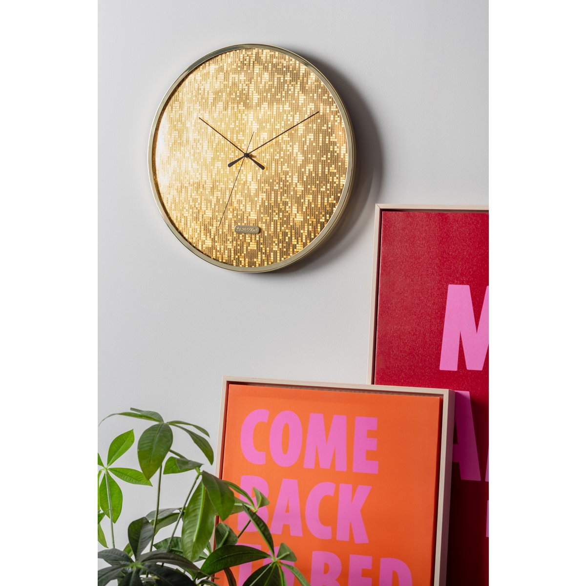 Wandklok Disco