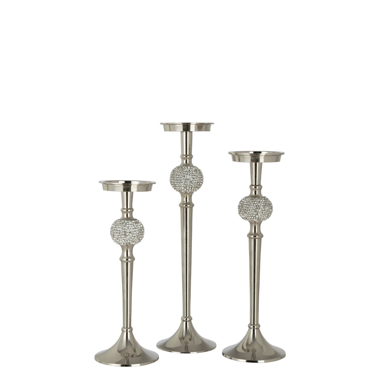 J-Line Kaarshouder - staal - zilver - large