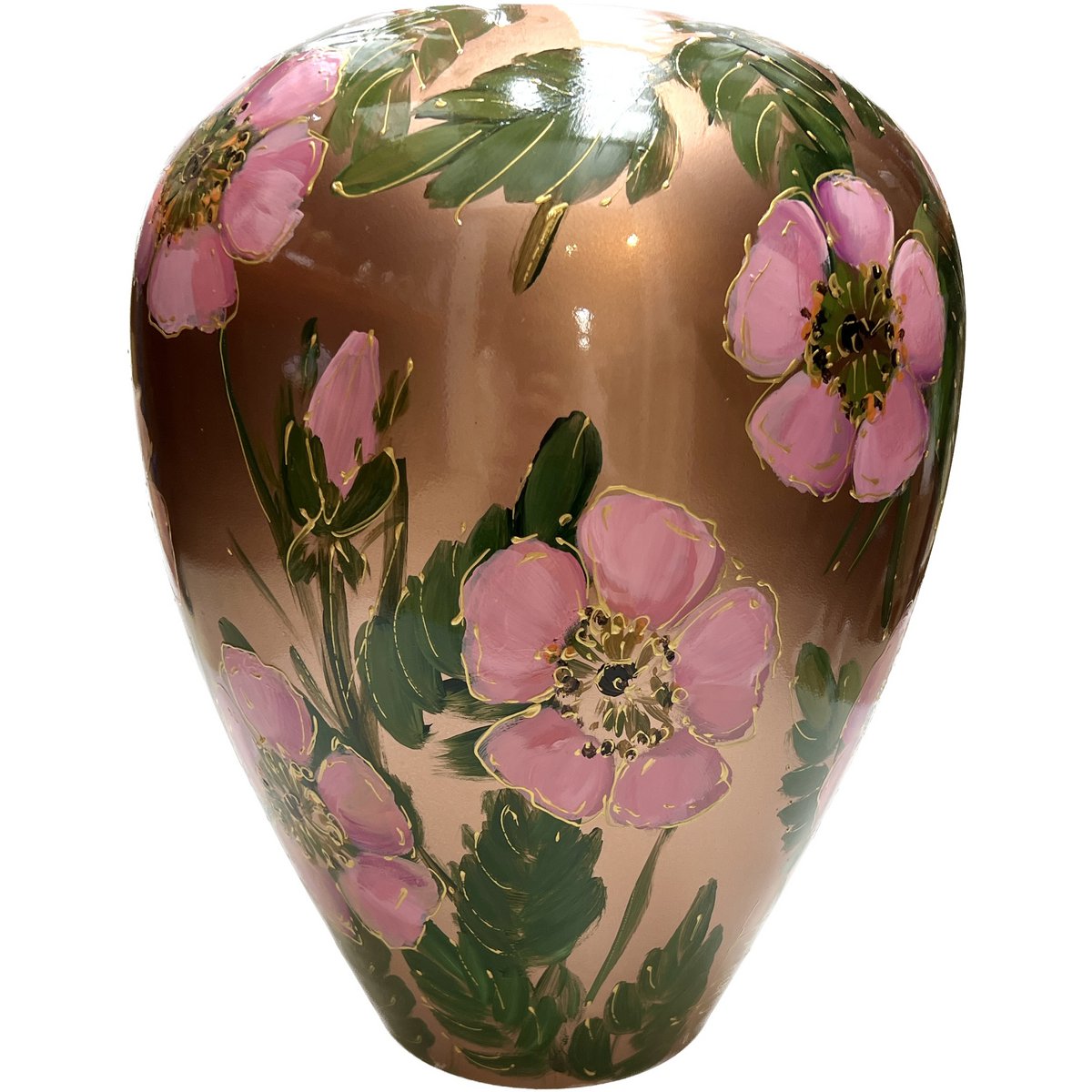 Vaas Kander M rosehip bronze Ø27,5 x H35 cm