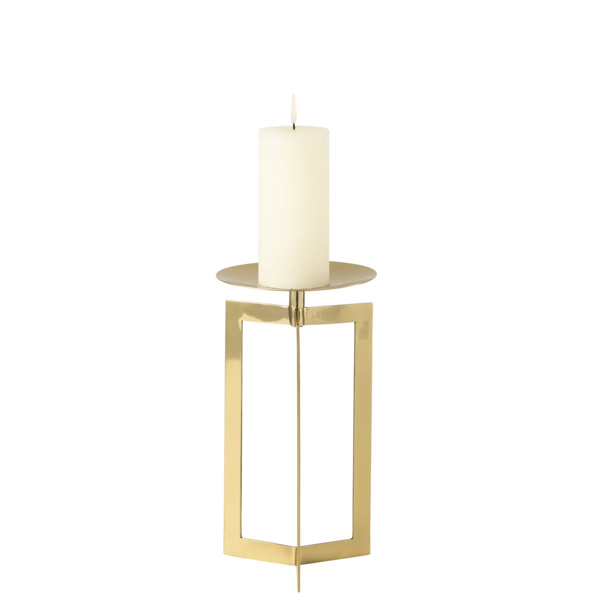 J-Line kaarshouder - metaal - goud - small