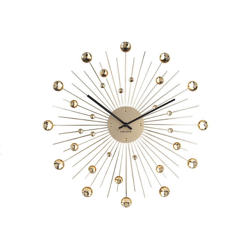 Wandklok Sunburst Groot