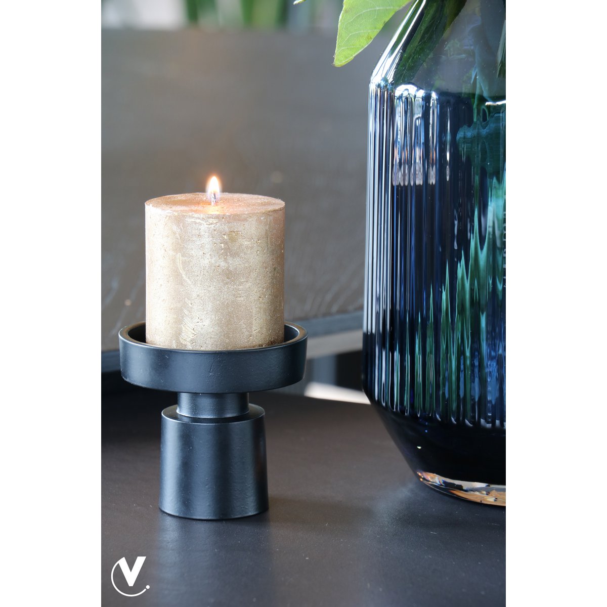 Kandelaar Piura black