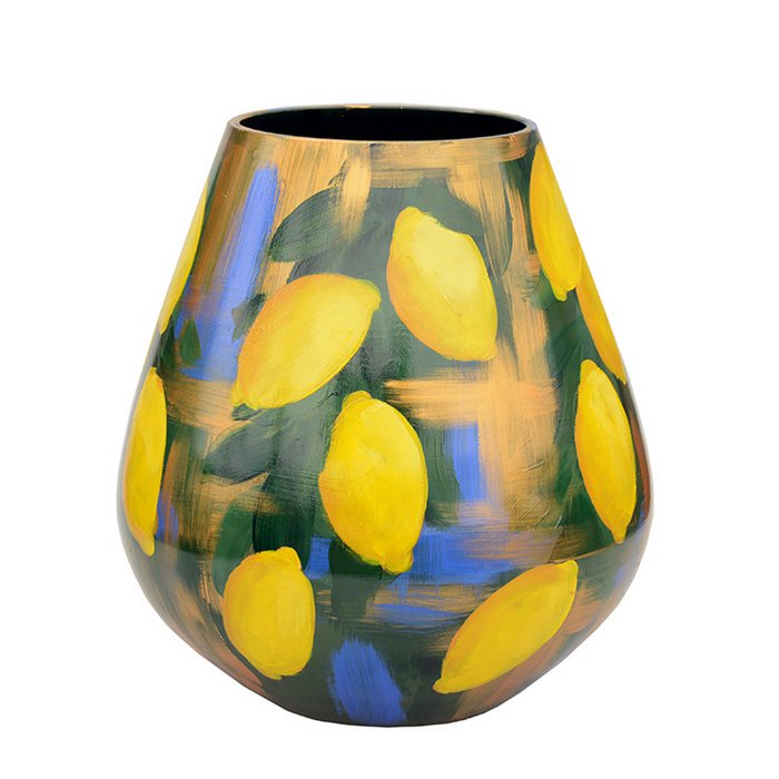 Vaas Tasman M lemon blue Ø26 x H28 cm