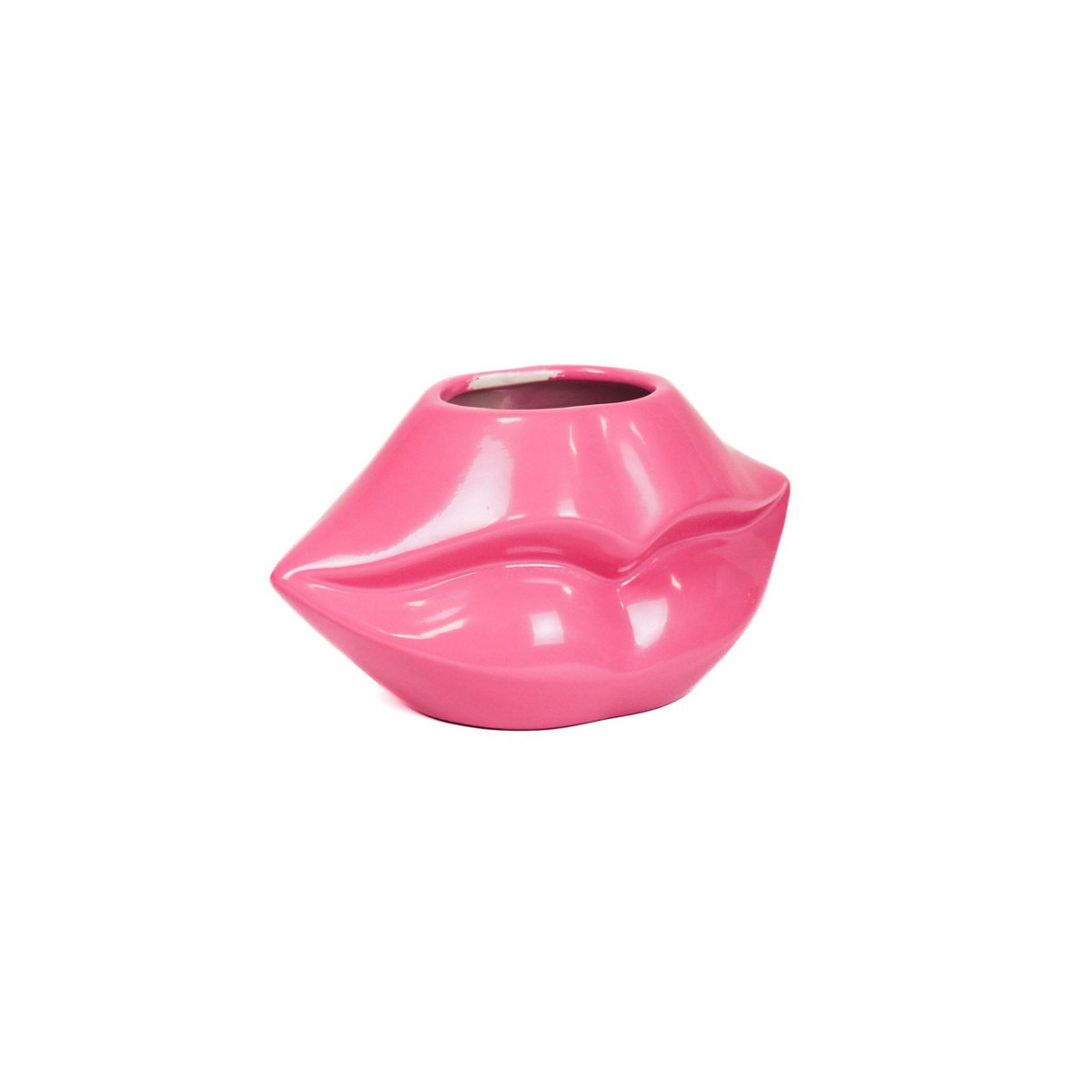 Housevitamin Lips Don't Lie Pot - Neon Roze - 21x19x11cm