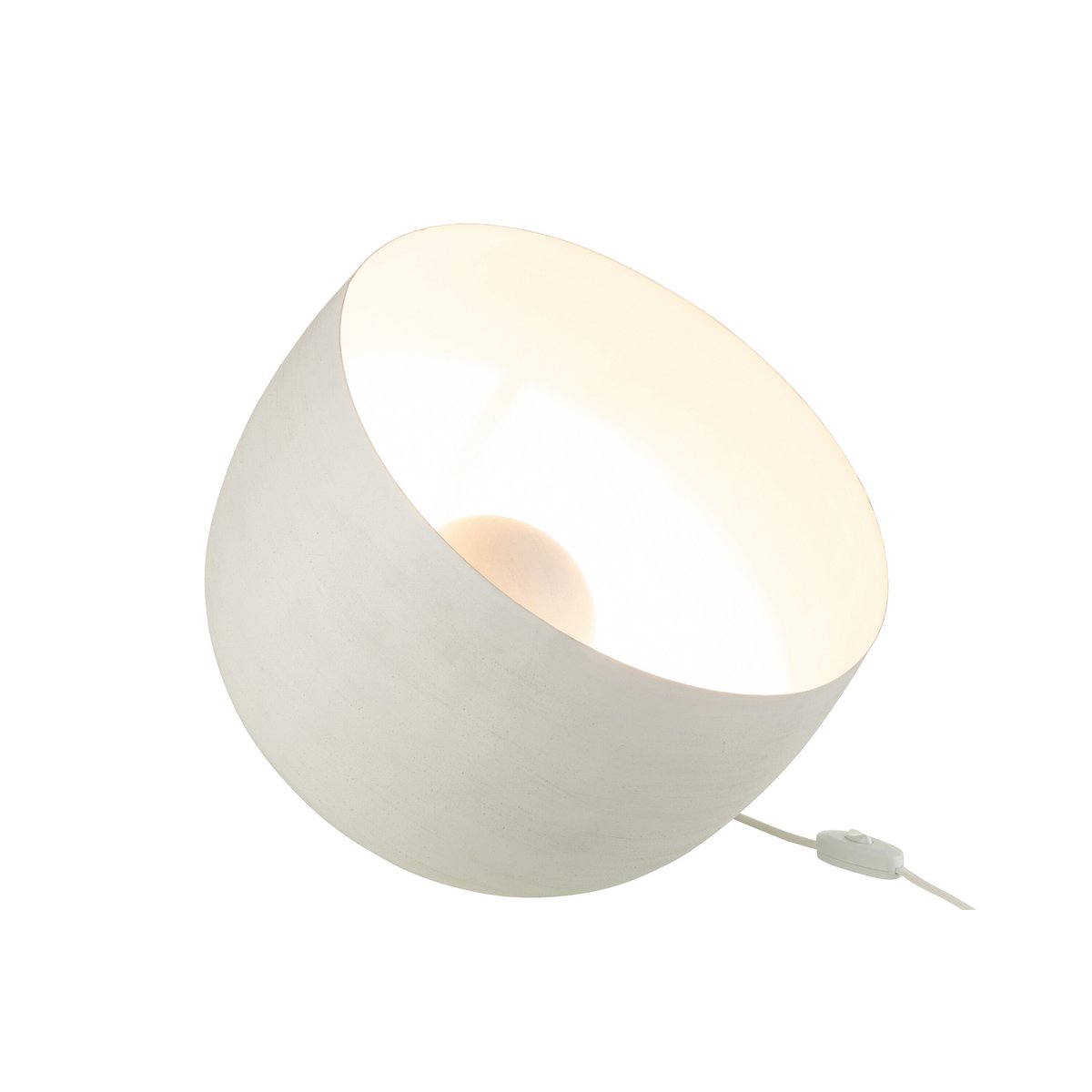 J-Line tafellamp - metaal - wit - large